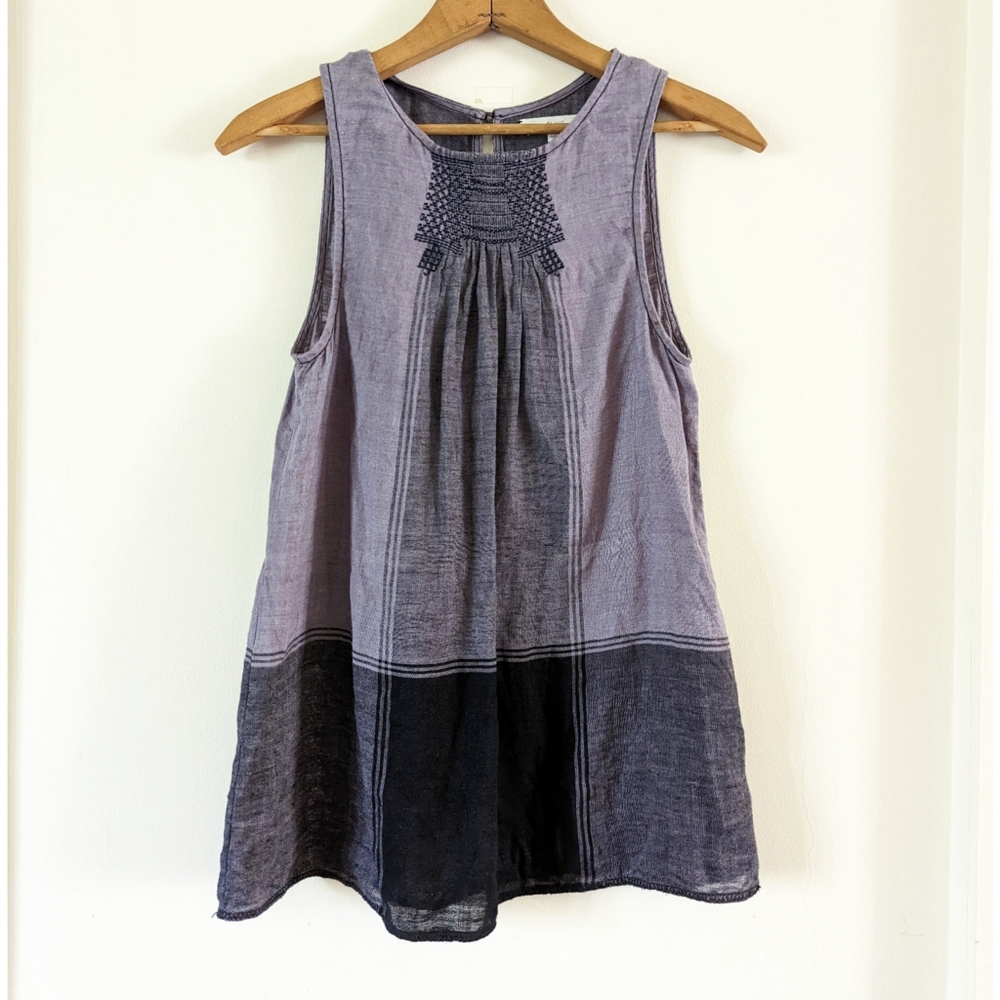 Eliot Linen A-line Tank - Size S